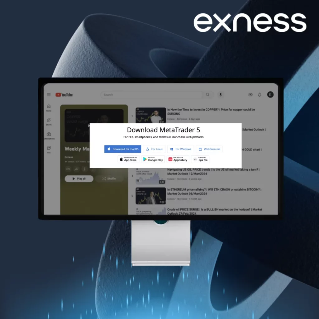 Download Exness MT5 for Windows PC